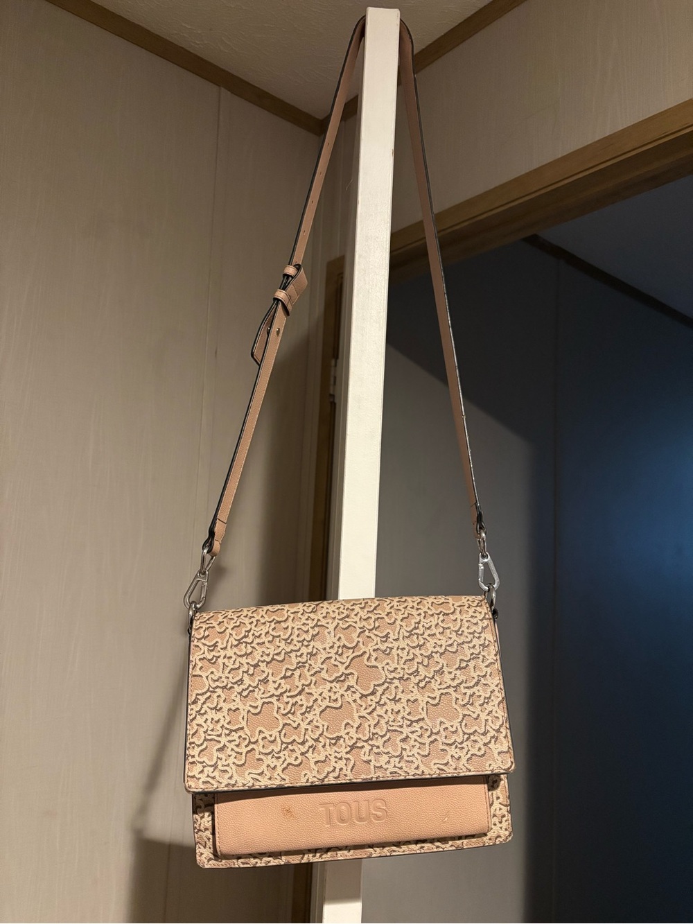 TOUS Beige Crossbody Bag with Adjustable Strap